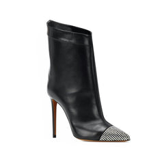 Diamante Stiletto Heel Ankle Boots
