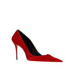 Fold Detailed Mid Heel Pumps - 6cm