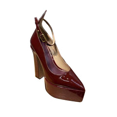 Block Heel Platform Pumps
