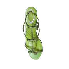 Diamante Bow Flat Sandals