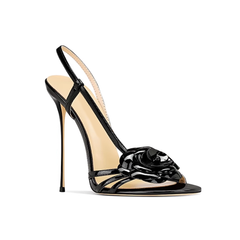 Flower High Heel Sandals - 10cm