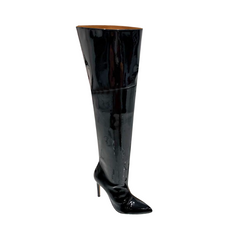 Patent Leather High Heel Over The Knee Boots