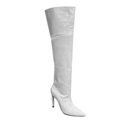 Patent Leather High Heel Over The Knee Boots