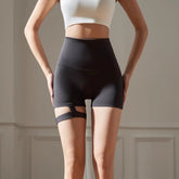 Yoga Pilates Cut Out Fitness Shorts