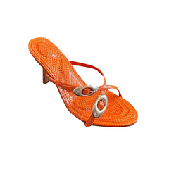 Metal Embellished Mules Sandals