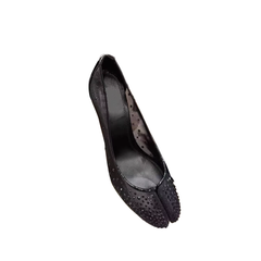 Diamante Spilt Toe High Heel Pumps