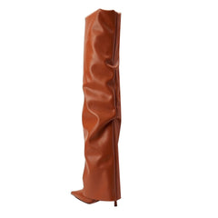 Leather Over The Knee Boots