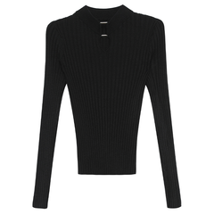 Cut Out Knitwear Sweater