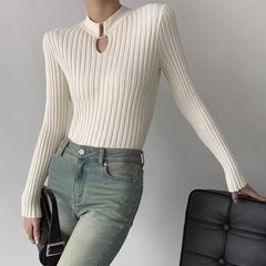 Cut Out Knitwear Sweater