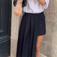 Asymmetric Hem Skirt