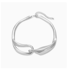 Cut Out Metal Choker