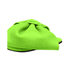 Bow Embellished Leather Mules Sandals