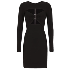 Cut Out Mini Evening Dress Gown