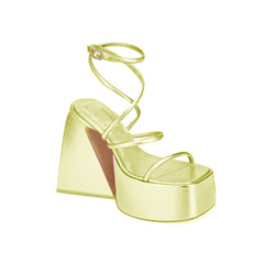 Ankle Strap Block Heel Platform Sandals