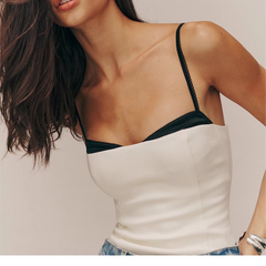 Bi-Color Cami Top