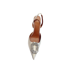 Diamante Buckled High Heel Sandals - 9cm