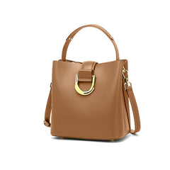 Metal Embellished Bucket Bag