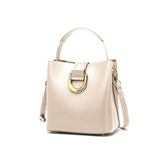 Metal Embellished Bucket Bag