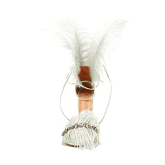 Diamante Feather High Heel Sandals