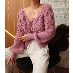 Flower Knitwear Sweater