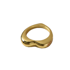 Diamante Heart Shaped Ring