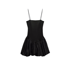 Flouced Hem Mini Cami Dress