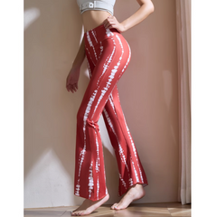 Yoga Pilates Printed Fitted Stretch Leggings