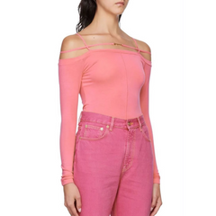 Off-Shoulder Long Sleeves Top