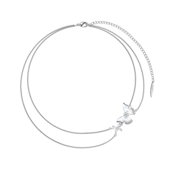 Diamante Butterfly Choker