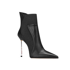 Stiletto Heel Ankle Boots - 8cm