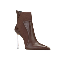 Stiletto Heel Ankle Boots - 8cm