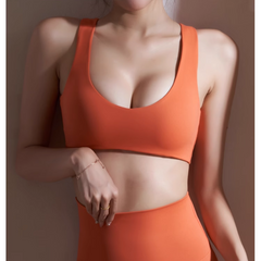 Yoga Pilates Cut Out Fitted Sports Bra