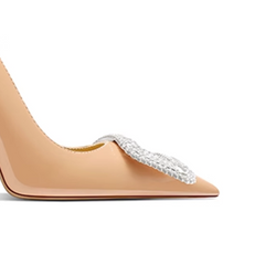 Diamante Buckled High Heel Pumps - 10cm