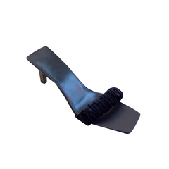 Kitten Heel Mules Sandals