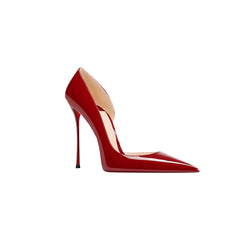 Patent Leather Mid Heel Pumps - 8cm