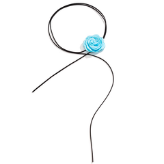 Flower Lace Up Choker