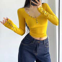 Button Knitwear Sweater