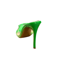 Bow PVC Mules Sandals