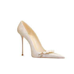 Pearl Mid Heels Pumps - 8cm