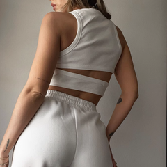 Cut Out Cropped Tank Top