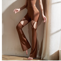 Yoga Pilates Cut Out Fitted Stretch Leggings