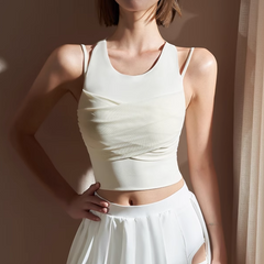 Yoga Pilates Double Layer Fitted Sports Bra