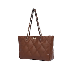 Quilted Oversized Tote Bag