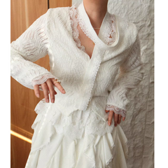 Lace Knitwear Cardigan