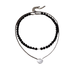 Heart Double-Layers Necklace