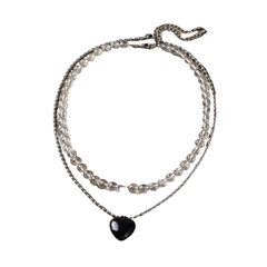 Heart Double-Layers Necklace