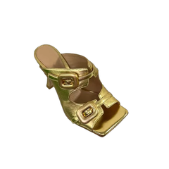 Buckled Mules Sandals