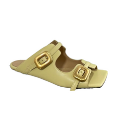 Buckled Slippers Slides