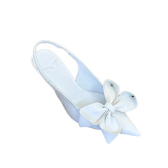 Bow Kitten Heel Sandals