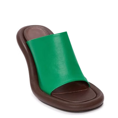 Bi-Color Mules Sandals